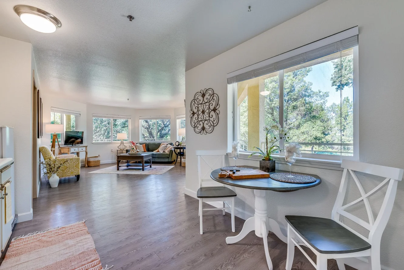 Two bedroom apartment dining room, living room Auburn